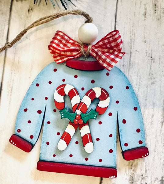 Ugly Sweater with Candy Canes