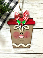 Reindeer, latte ornament