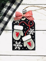 Winter mittens ornament