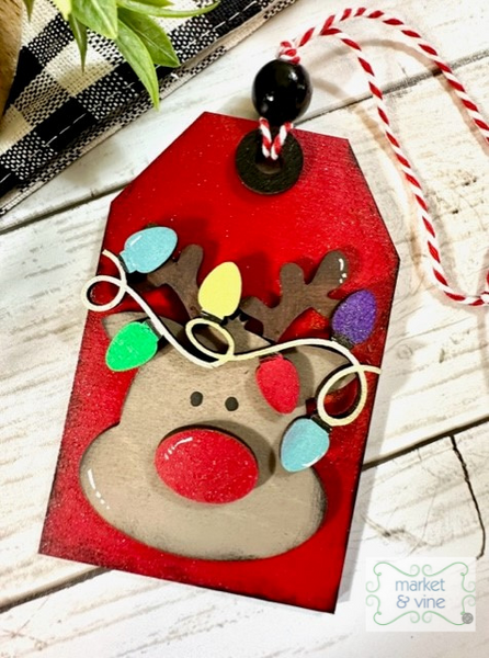 Reindeer in Lights Ornament